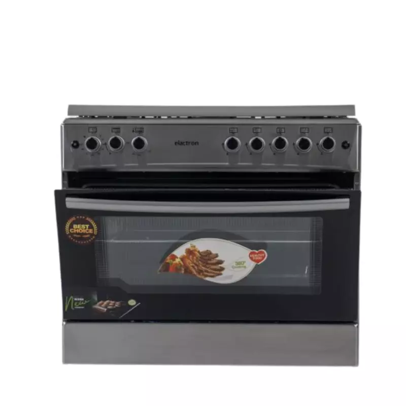 Cuisinière 5 feux ELACTRON 90X60cm inox