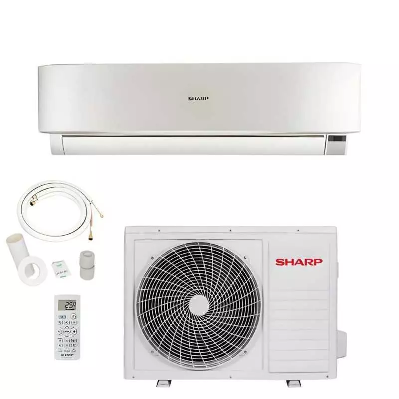 Split Climatiseur Sharp 12000BTU 1.5CV 410 Chaud Et Froid