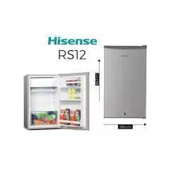 Refrigerateur Vertical Hisense RS-12DR4HA Bar 92Litres Silver