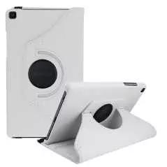 Étui Intégral Samsung Galaxy Tab A 8.0 2019 avec Support Rotatif 360° blanc