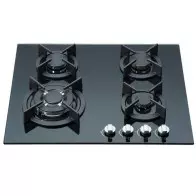 Plaque de cuisson Vov VGH4002BK 4Feux 60X60 Verre Noir