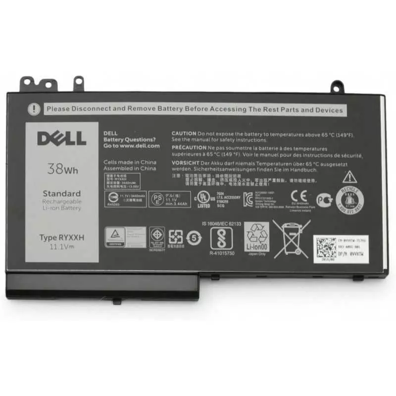 Batterie ordinateur portable Dell 5TFCY pour Dell Latitude 11 3150 38Wh Originale