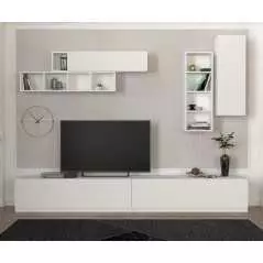 Ensemble Meuble TV EGE2 T701-3BL Unit White 2,40M
