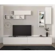 Ensemble Meuble TV EGE2 T701-3BL Unit White 2,40M