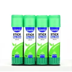 Bâton de colle 35gr Weibo WB-6126 transparente