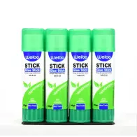 Bâton de colle 35gr Weibo WB-6126 transparente
