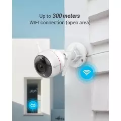 Caméra Wi-Fi extérieur EZVIZ C3W Pro 4MP avec 30m vision nocturne en couleur détection de forme humaine par IA