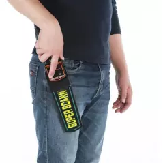 Détecteur de métaux main MD3003B1 tenue baguette de sécurité scanner PATX