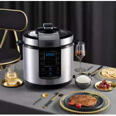 Autocuiseur électrique WINNINGSTAR ST-9303 multi-usages en acier inoxydable 6 litres led