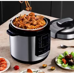 Autocuiseur électrique WINNINGSTAR ST-9303 multi-usages en acier inoxydable 6 litres led