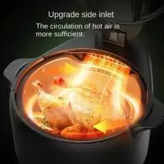 Friteuse à air intelligente SHELLYLIFE KD70DJ881 Grande Capacité Intelligent Touch Couvercle Supérieur Détachable
