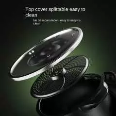 Friteuse à air intelligente SHELLYLIFE KD70DJ881 Grande Capacité Intelligent Touch Couvercle Supérieur Détachable