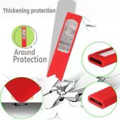 Etui anti-choc antidérapant pour Samsung QLED TV BN59-01272A