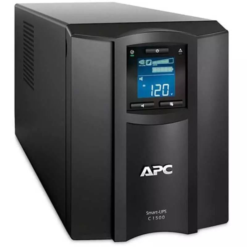 APC Smart-UPS SMC 1500 VA Tour Onduleur line-interactive monophasé LCD 230V (USB / RJ45 Série)