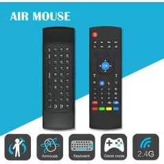 Télécommande sans Fil A Distance (QWERTY) YFish Air Mouse 2.4G MX3 Clavier Mini Remote Contrôle Infrarouge