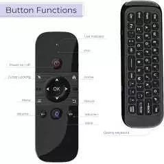 Télécommande Clavier Souris Leyf M8 Air Contrôleur Clavier avec Gyroscope 6 Axes pour Android TV Box