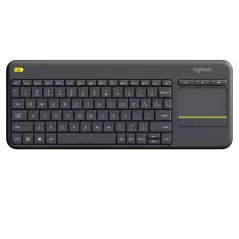 Clavier Logitech K400 Plus Connectivité sans fil RF Noir Interface USB