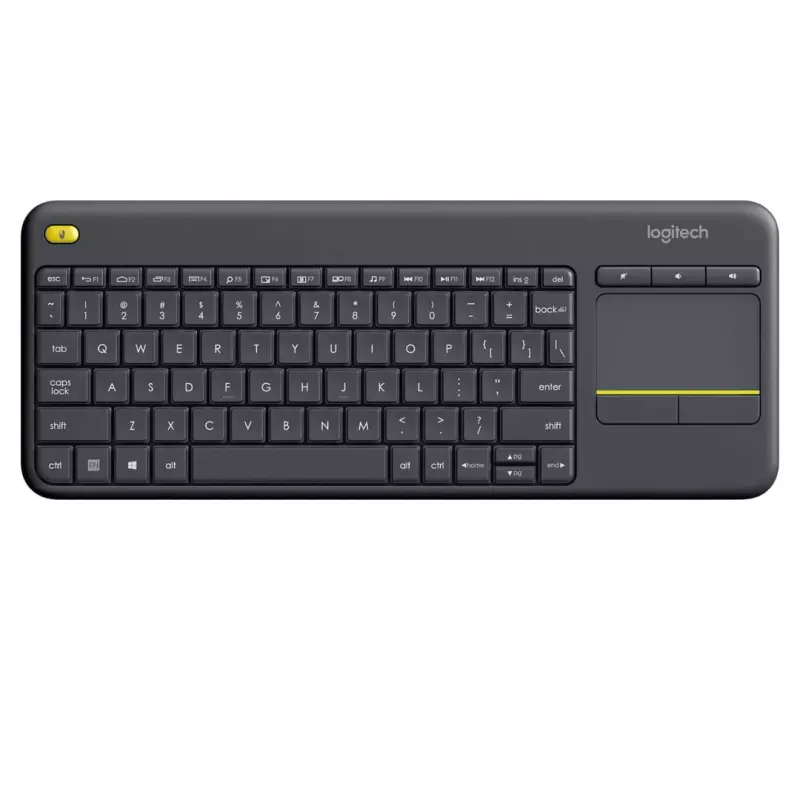 Clavier Logitech K400 Plus Connectivité sans fil RF Noir Interface USB