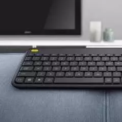 Clavier Logitech K400 Plus Connectivité sans fil RF Noir Interface USB