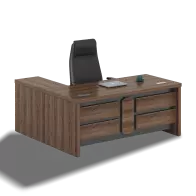 Table de bureau OZ-2511-16 noir