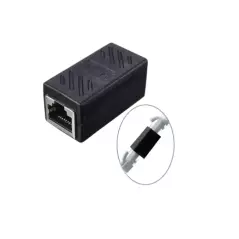 Connecteur de câble RJ45 blindé à double tête droit avec câble réseau à bande large