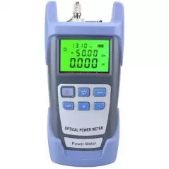 Testeur de câble à fibre optique FTTH Connexions SC/LC/ST/FC Compteur de puissance optique OPM -50 ~ + 26dBm