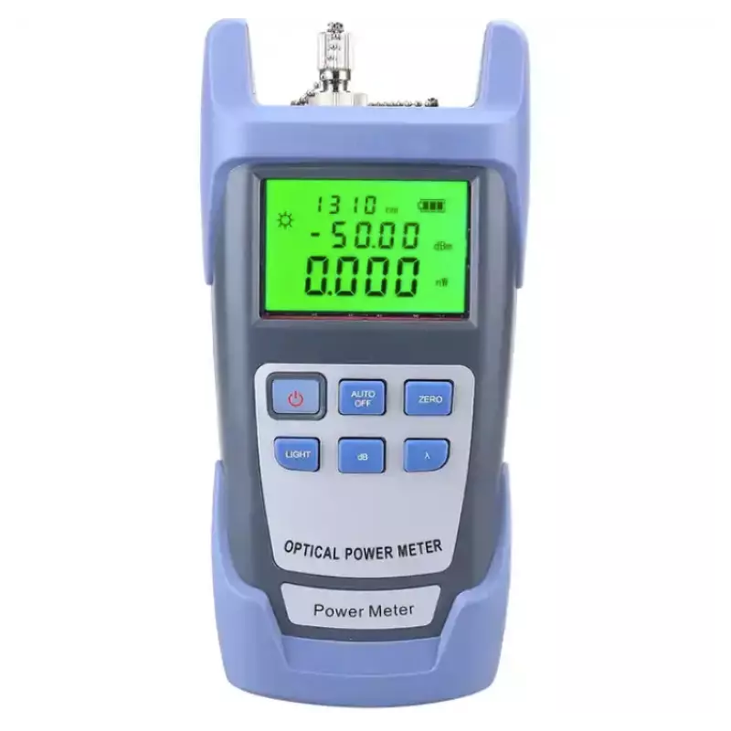 Testeur de câble à fibre optique FTTH Connexions SC/LC/ST/FC Compteur de puissance optique OPM -50 ~ + 26dBm
