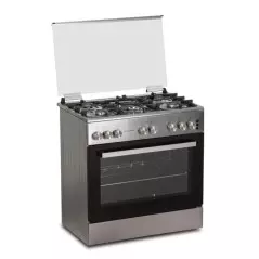 Cuisinière a gaz 5 feux ENDURO S8502CMRI 80X55 CM avec tourne broche inox