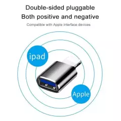 Lightning mâle vers USB 3.0 femelle adaptateur câble OTG pour iPhone 14 13 12 convertisseurs