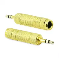 Adaptateur Audio stéréo, connecteur Jack 3.5/6.35MM vers femelle, convertisseur de prise Audio