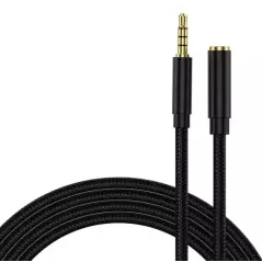 Câble d'extension Audio stéréo ZJ001MR 3.5mm, câble Jack Aux 3.5mm pour écouteurs de voiture, haut-parleur