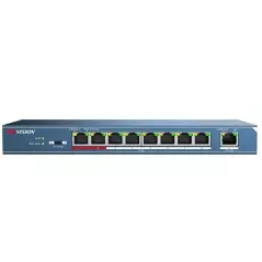 Switch Hikvision DS-3E0109P-E/M Fast Ethernet non administré 8 ports 5mp