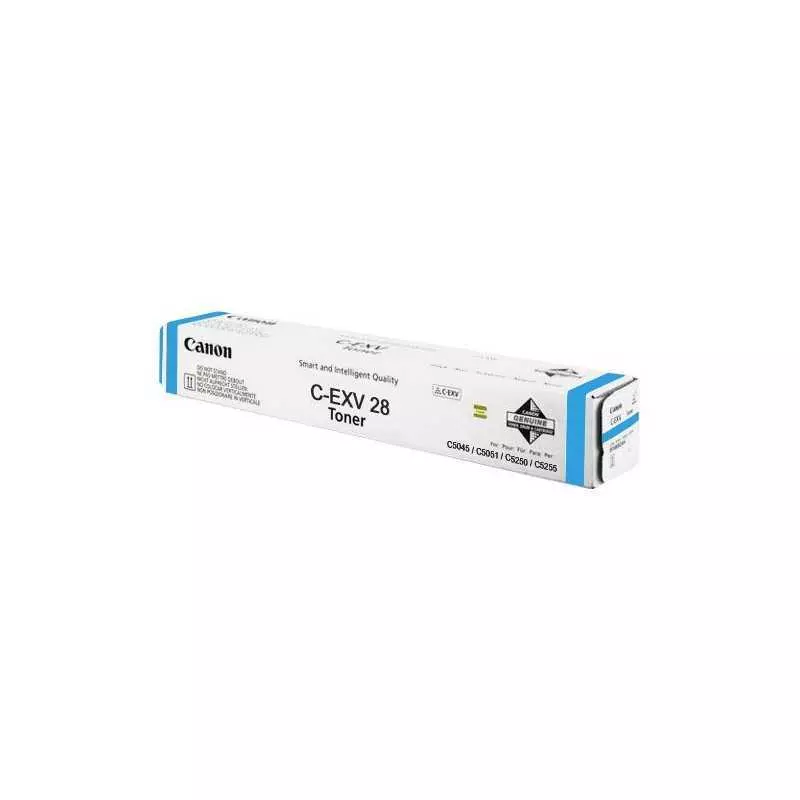 Cartouche Toner CANON C-EXV28 jaune, bleu original (rendement jusqu'à 38000 pages à 5%)