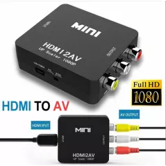 Adaptateur 1080P HDMI vers RCA AV CVBS 3RCA hdmi2av Composite vidéo Audio pour tv PC PS3 XBox