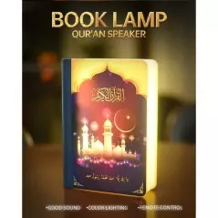 Haut-Parleur Coran EQUANTU SQ-511 Lampe de Bureau Radio Coran