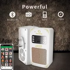 Haut-Parleur Mural EQUANTU SQ-669 Lampe de Bureau Radio Coran