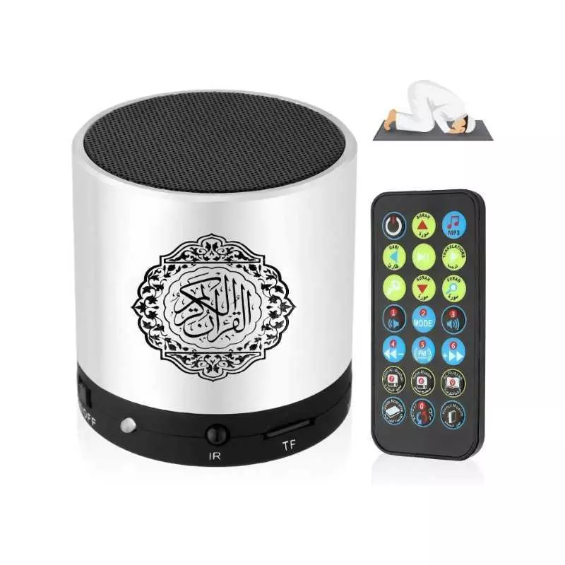 Haut-Parleur Coran EQUANTU SQ200 Lampe de Bureau Radio Coran