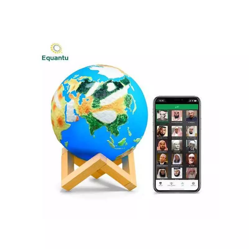 Haut-Parleur Coran EQUANTU SQ172 Lampe de Bureau Radio Coran