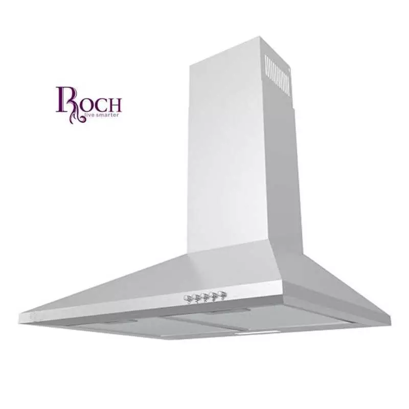Hotte aspirante de cuisine ROCH RBH60PIRA 60X60 inox