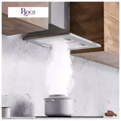 Hotte aspirante de cuisine ROCH RBH60PIRA 60X60 inox