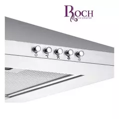 Hotte aspirante de cuisine ROCH RBH60PIRA 60X60 inox
