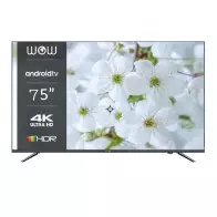 Téléviseur WOW WA75SU7200C3 75 Smart TV Android 4K