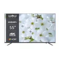 Téléviseur smart tv WOW 55  WA55SU7200C3 Android 4k 55 pouces