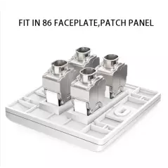 Module réseau SFTP 180 degrés blindé lan ethernet rj45 cat7