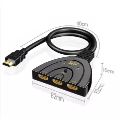 Répartiteur HD HDMI 3 ports 4K 3x1 1080P automatique 3 en 1 pour DVD HDTV Xbox PS3 PS4 PS5