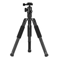 Trépied Yunteng VCT-190 en Aluminium avec rotule 5 sections pour Canon Nikon Sony DSLR Ildc Camera caméscope DV