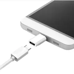 Adaptateur USB Type C femelle vers Micro USB mâle connecteur pour téléphone