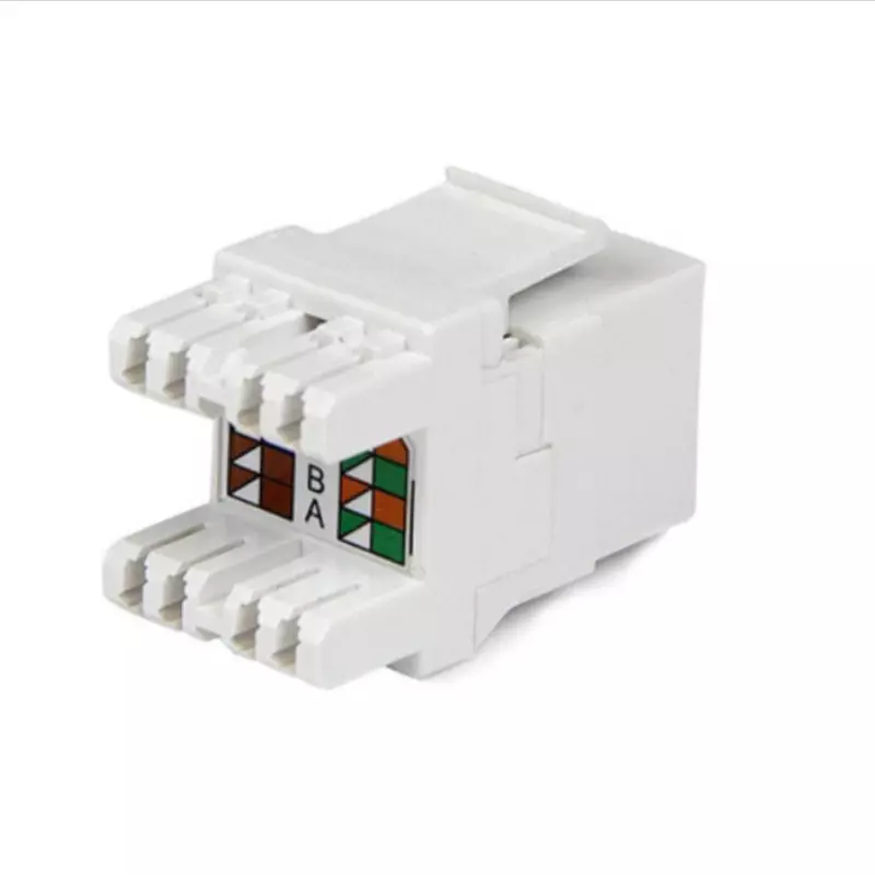 Prise trapézoïdale RJ45 UTP Cat6 D-Link NKJ-C6WHI1B21 90 degrés