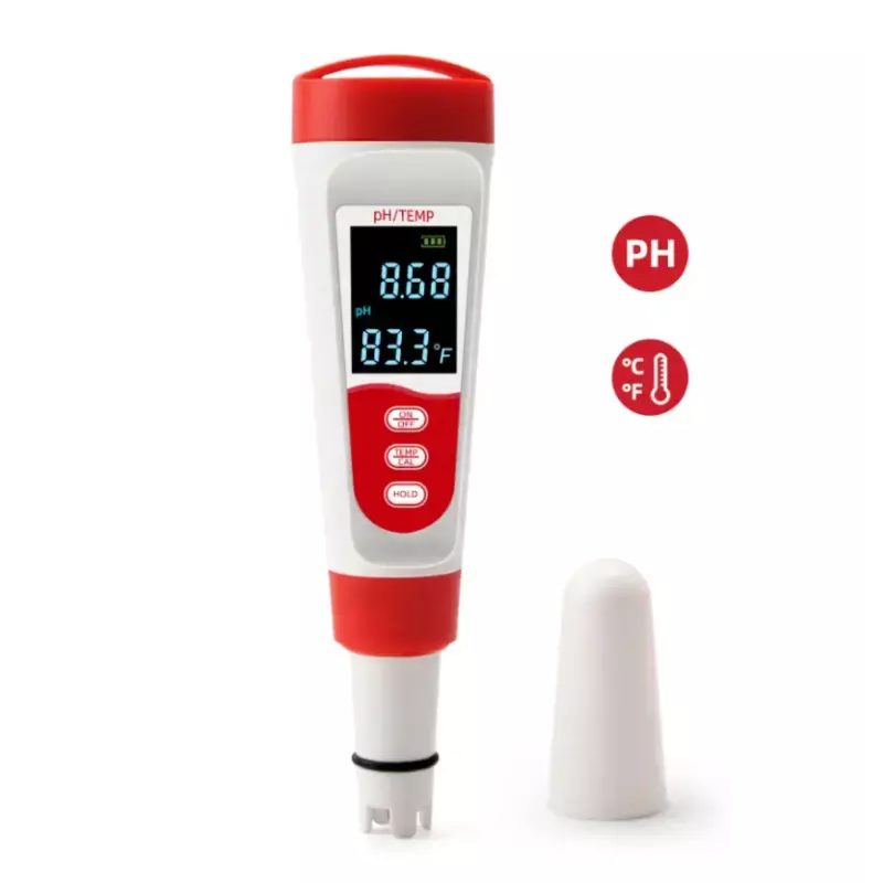 Testeur d'eau pH de haute précision numérique LCD pour l'eau potable