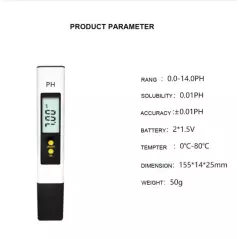 Testeur de PH numérique d'eau Portable de haute précision calibrage automatique